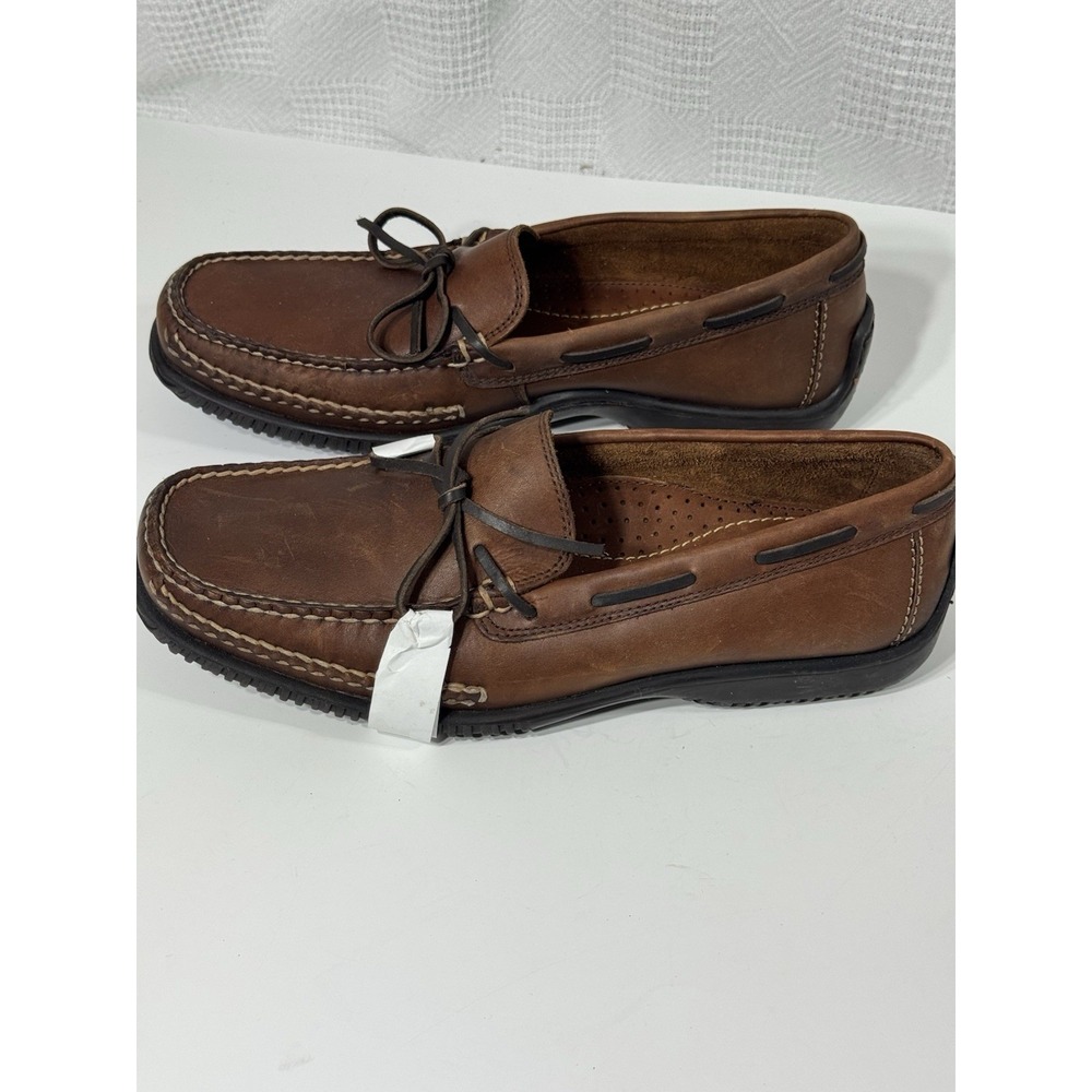 Bass‎ Men's Brown Leather Slip On Loafer Dress Casual Shoes Size 9